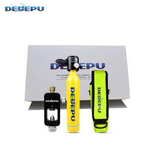 <span class=keywords><strong>Bouteille</strong></span> d'air haute pression en aluminium orange DEDEPU 0,5L pour plongée sous-marine avec adaptateur de plongée - Product Image 1