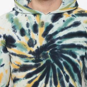 Mens Tie Dye Tracksuit Hoodie and <b>Pants</b> Two Piece Set Casual Sportswear Outfit Stylish Sweat <b>Suit</b> for Streetwear or Gym - Product Image 5
