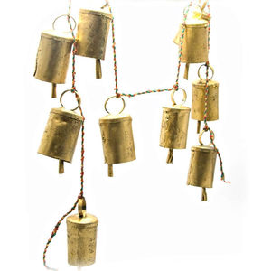 Diseño moderno decoración del hogar alta calidad Vintage hecho a mano latón cencerro campana Metal colgante campanas decoración del hogar proveedor - Product Image 1
