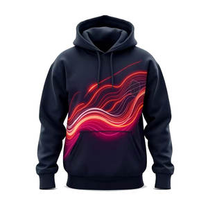 New Fashion Men Autumn Winter Hoodies Street <b>Long</b> <b>Sleeve</b> Loose Solid Color Casual <b>Tops</b> Hoodies <b>Thermal</b> - Product Image 5