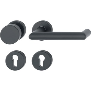 FS-Garnitur Rotterdam FS-58/42H/42HS/1401 Alu.F9714M K/D TS 45-65mm PZ Cubiertas para Manijas de Puerta Rotterdam FS-58/42H/42HS/1401 - Product Image 1
