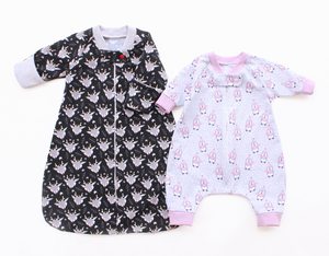 ถุงนอนแสงจันทร์พร้อมขาแขนยาวเย็บ PDF และเจอร์ซีย์ถุงนอนถักของขวัญอาบน้ำทารกแรกเกิด - Product Image 1