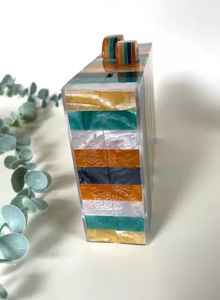 Pochette élégante et tendance pour femme, imitation perle, luxe, papillon, charme solide, pochette complète, design créatif pour mariage - Product Image 6