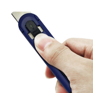 Couteau utilitaire de sécurité à lame trapézoïdale SK5 à changement rapide, poignée coulissante latérale en ABS, pour les utilisateurs gauchers et droitiers, bricolage OEM - Product Image 3