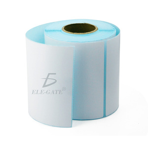 Adhesive Thermal <b>Labels</b> in Roll 350 PCS 150mmx100mm Durable <b>Waterproof</b> Oilproof Heat Sensitive for Price Tags Custom Size - Product Image 2