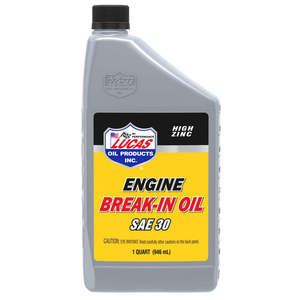 Huile de rodage Lucas Oil 10630 de haute qualité SAE 30, 1 Qt, pour un rodage en douceur des moteurs diesel - Product Image 1