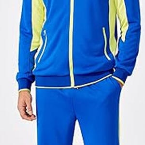 Ensemble de survêtement bleu respirant 100% coton, poids lourd 500 g/m², sweat-shirt et pantalon de jogging pour hommes, posté par Dress Sports - Product Image 3