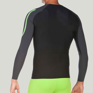 Plain Compression Gym Shirt for Men Mma Rash Guard Cycling Lightweight Rash Guard Swimwear Full Sleeves Men Rash Guard - Product Image 3