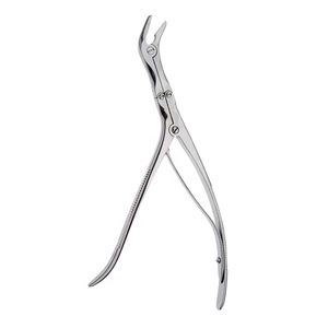 Beyer Bone Rongeurs Finition Polonais Pince coupante double courbe Rongeur d'os à double action avec ressort simple - Product Image 6