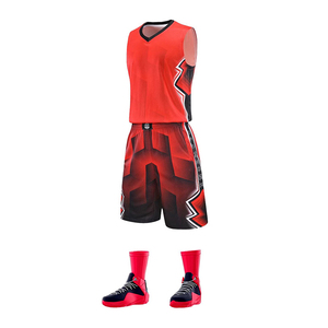 Uniforme de basket-ball de haute qualité maillots de basket-ball personnalisés pour hommes maillots uniformes d'équipe costumes uniformes de basket-ball de Club - Product Image 5