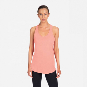 Latest Women Tank <b>Tops</b> Customized Logo Ladies Sports Wear Workout 100% Cotton Anti-shrink Manufactured Reasonable Price OEM - Product Image 6
