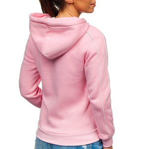 เสื้อสเวตเตอร์มีฮู้ดสำหรับผู้หญิงเสื้อสเวตเตอร์โอเวอร์ไซส์แบบพรีเมียมเสื้อฮู้ดผ้าฟลีซสำหรับผู้หญิง - Product Image 6