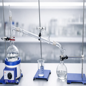 Equipo de Destilación de Laboratorio de Vidrio Borosilicato para Estudiantes, Práctico y de Investigación, Evaporador Rotatorio de Laboratorio Ensamblado - Product Image 3