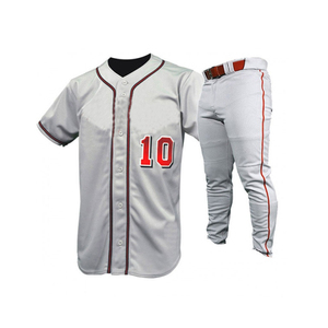 Ensemble d'uniformes de baseball pour hommes, vêtements d'équipe personnalisés de grande taille, meilleure vente d'uniforme respirant personnalisé par la norme internationale - Product Image 3