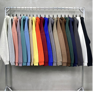 เสื้อฮู้ดดี้โอเวอร์ไซส์ ผ้าคอตตอน 100% เนื้อนุ่ม น้ำหนักเบา สวมใส่สบาย ทรงปกติ เหมาะสำหรับใส่ลำลองในฤดูหนาว เรียบง่ายและสบาย - Product Image 4