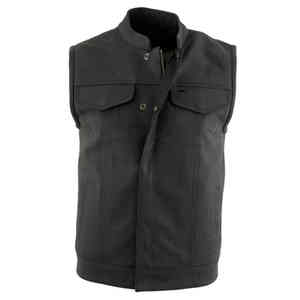 2025 Customized High Quality Genuine Leather <b>Biker</b> Motorcycle Vest Thick Custom Leather Motorbike <b>Waistcoat</b> Auto Racing Wear - Product Image 3