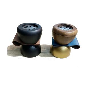 Quemador de Incienso Bakhoor de Madera y Cuero Moderno, Calidad de Exportación, Porta Fragancias, Suministro al por Mayor, Hecho a Mano, Ecológico, Decoración del Hogar Sostenible - Product Image 2