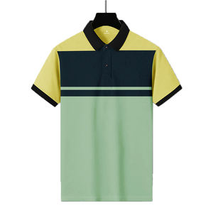 Polos de qualité supérieure 100% coton boutonné Polo de sport à séchage rapide pour hommes Polo respirant à manches courtes - Product Image 4