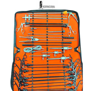 Ensemble d'instruments de chirurgie laparoscopique électriques en acier inoxydable de qualité supérieure, 28 pièces, pinces de Maryland, pinces abdominales, réutilisables - Product Image 4