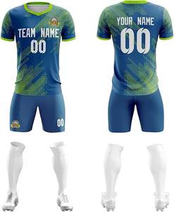 Ensembles d'uniformes de football de qualité supérieure personnalisables OEM pour des performances optimales - Product Image 3