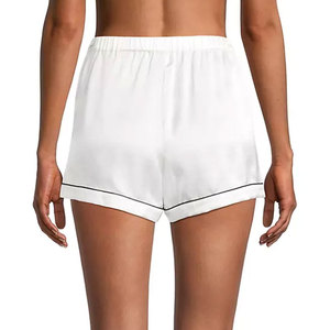 Offre Spéciale Short en satin taille haute personnalisé pour femme respirant et à séchage rapide avec cordon de serrage léger à la taille - Product Image 4