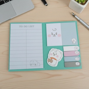 Papeterie créative Kawaii Bt21, notes autocollantes Kpop, carnet pliable multifonctionnel - 12245 - Product Image 3