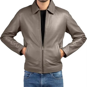 Chaqueta de Piel de Vaca para Hombre, Transpirable, Ecológica, de Secado Rápido, Cálida para Invierno, Cuello Alto, Estilo Casual, Alta Calidad, Precio Razonable - Product Image 1