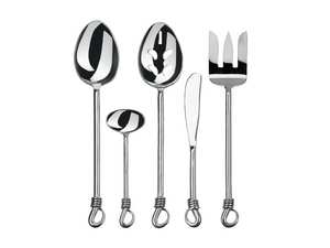 Vente en gros d'ustensiles de cuisine personnalisés fabricant fourchette cuillère ensemble de couverts en acier inoxydable multicolore - Product Image 3