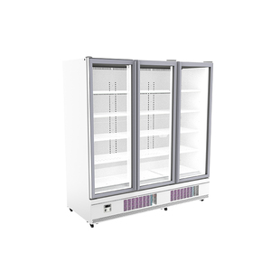 Congélateur vertical de supermarché avec porte coulissante en verre, équipement de réfrigération - Product Image 3