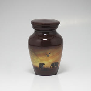 Urna Conmemorativa Personalizada de Estilo Americano para Adultos, Opciones Multicolores, Venta al por Mayor, Urnas Únicas para Cenizas de Cremación Humana NS - Product Image 1