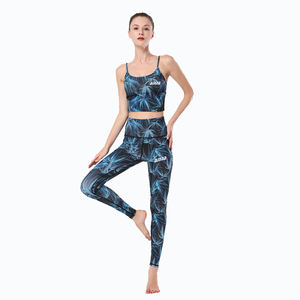 Ensemble de gymnastique pour filles, fabriqué au Pakistan, entièrement Sublimation, Polyester/Spandex, vente en gros, ensembles de Yoga pour adultes - Product Image 1