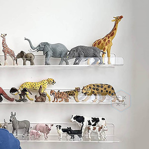 Wholesale Modern <b>Plastic</b> Wall Rack Acrylic Display <b>Shelves</b> with Detachable Design for Advertising in Retail Stores - Product Image 2