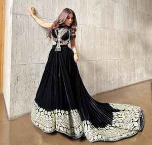 Service OEM/ ODM Robes pour femmes afghanes modestes Nouveau design Robe afghane personnalisée de couleur noire Derniers vêtements indiens pakistanais - Product Image 5