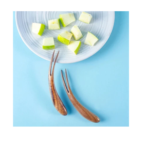 Fourchette à fruits en bambou à bas prix pour enfants Mini fourchette à salade écologique Outil en bambou naturel - Product Image 1