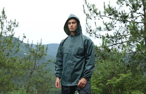 Chaquetas de lluvia personalizadas OEM, chaqueta de senderismo impermeable con capucha, abrigo informal para exteriores, ropa para hombre, chaquetas cortavientos de otoño para hombre - Product Image 3
