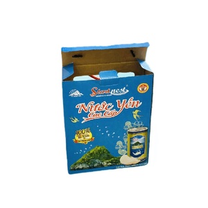 Personnalisé 22*5*16cm Ondulé Nid D'oiseau Boîte De Papier Alimentaire Boisson Offset Imprimé Premium Expédition Industrielle Boîte D'emballage - Product Image 1