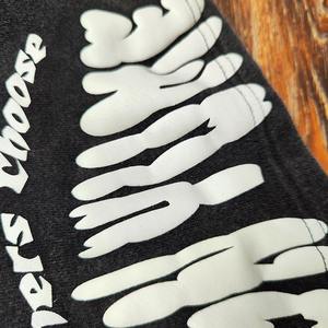 Nuevo estilo para hombre, pantalones cortos para correr con lavado ácido y cordón, pantalones cortos de algodón Vintage, pantalones cortos con estampado personalizado, pantalones cortos con lavado ácido personalizados para hombre OEM - Product Image 2