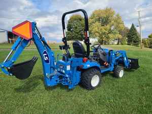 Tondeuse à gazon à rayon de braquage nul de qualité industrielle Ride on LS 2025, 27 chevaux, chargeur frontal, pelle arrière, mini tracteur 4 temps - Product Image 4