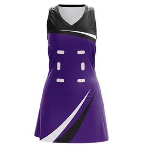 Ensemble de jupes de maillot de netball personnalisé par sublimation, fabricant, équipe de conception, uniforme de netball - Product Image 3