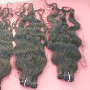 ผมมนุษย์แท้3มัดเป็นลอนสำหรับผมต่อ - Product Image 4