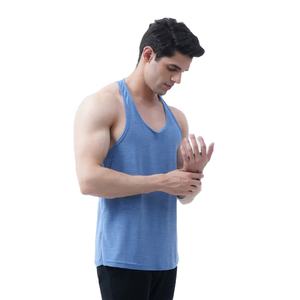 Débardeur d'entraînement de basket-ball de forme physique pour hommes vente en gros de gilet de gymnastique d'été débardeur sans manches élégant et confortable pour hommes - Product Image 3