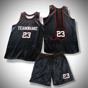 Ensemble de shorts de basket-ball avec impression par sublimation complète, taille plus, séchage rapide, respirant, qualité supérieure, uniforme d'équipe en vente - Product Image 1