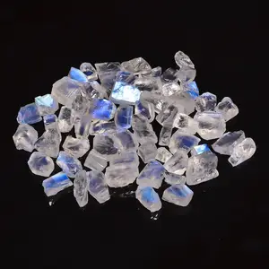 50CT พราวคุณภาพสูง100% พลอยสีดอกกุหลาบสีรุ้งแวววาวธรรมชาติสำหรับทำเครื่องประดับ7X5 10X7มม. - Product Image 1