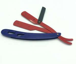 Cuchilla de afeitar de barbero de borde recto, cuchilla de afeitar de una sola hoja, regalo de Metal inoxidable para afeitado cercano, recto profesional para hombres - Product Image 1