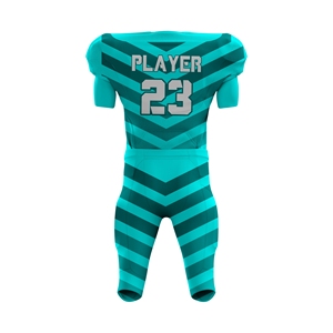 Uniforme de football américain personnalisable de qualité supérieure OEM, manches courtes, respirant, léger, séchage rapide, 100% polyester, pour équipe - Product Image 5