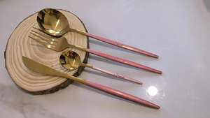 Juego de Servidores de Ensalada Ecológicos Forjados a Mano, Diseño Espiral, Aptos para Lavavajillas, Microondas y Horno, Color Personalizado, Logotipo Personalizado - Product Image 2