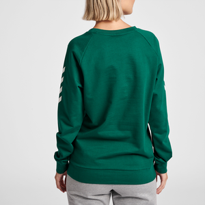Brushed Interior Fleece Women <b>Sweatshirt</b> Plain Crewneck Casual <b>Long</b> Sleeve Pullover Daily Loose Fit Comfortable Outerwear Top - Product Image 5