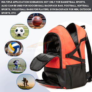 Bolsas de baloncesto personalizadas, fabricante de ropa deportiva, Mochila deportiva multicompartimento de gran capacidad para gimnasio y uso al aire libre - Product Image 5