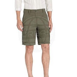 Fashionable Men's 100% Cotton <b>Cargo</b> <b>Shorts</b> Comfortable <b>Slim</b> <b>Fit</b> Casual Sport Style Solid Pattern Eco-Friendly - Product Image 2