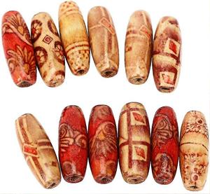 200 pièces 10 mm perles de cube en bois de hêtre forme personnalisée et perles de bois colorées en forme et taille produit indien fabriqué à la main - Product Image 3